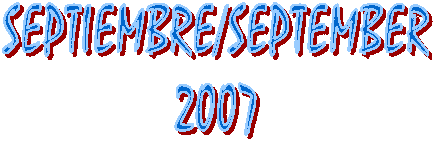 SEPTIEMBRE/SEPTEMBER
2007